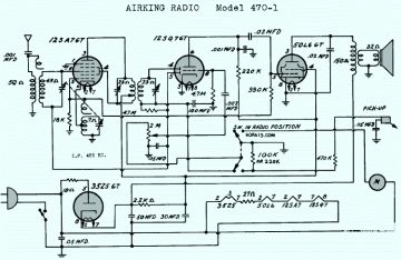 Air King 4701 schematic circuit diagram